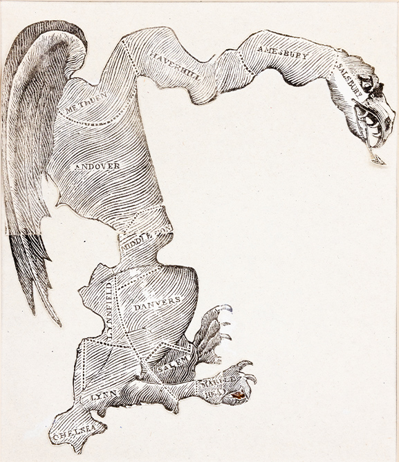 Original 1812 Massachusetts salamander district