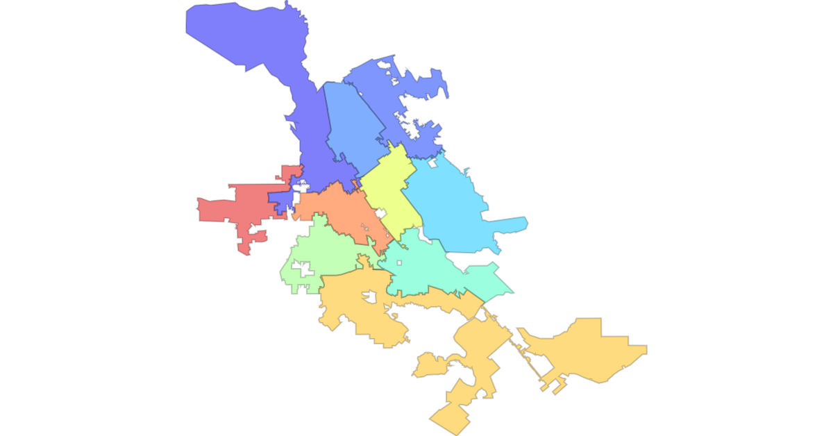 San Jose Top Redistricting Plan